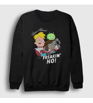 Presmono Unisex Siyah Freakin No Gary Final Space Sweatshirt 435020tt