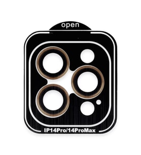 iPhone 15 Pro Max PVD Metal Kamera Lens - Turuncu