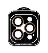 iPhone 15 Pro Max PVD Metal Kamera Lens - Turuncu