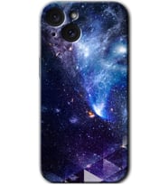 İphone 15 Plus Kılıf HD Desen Baskılı Kılıf - Galaksi