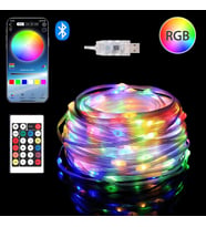 USB Fonksiyonlu Uygulamalı 10 Metre Rgb Yılbaşı Ledi Magic Led Kumandalı Led Çam Ağacı Ledi (Karışık)