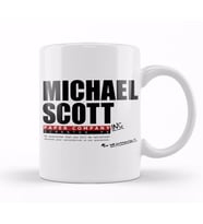 Michael Scott Paper Company Dunder Mifflin The Office Parody Kupa Bardak Porselen