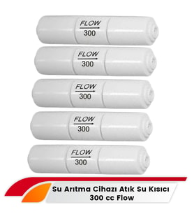Lotto Filters 5'li Su Arıtma Cihazı Atık Su Kısıcı 300 cc Flow Jako Bağlantılı