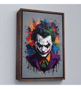 Çerçeveli Joker Tablosu (Siyah)