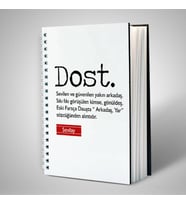 En İyi Dost Temalı İsimli Defter