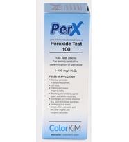 Colorkim.Yerli, PERX - Hidrojen Peroksit Test 100 Çubukları / 100 adet / Hidrojen Peroksit kalıntısını tespit etmek kolay!