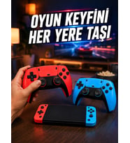 Mini Oyun Konsolu Çift Kablosuz Kontrolcü HDMI Bağlantılı Oyun Cihazı