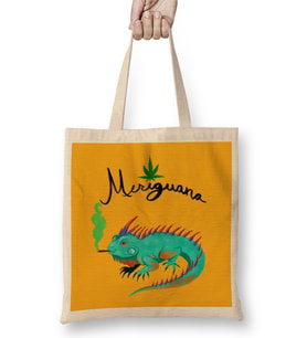Meriguana Bez Çanta Uzun Saplı