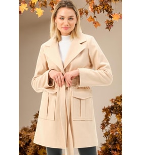Z6778 DEWBERRY BAYAN KABAN-AÇIK BEJ