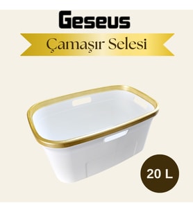 Geseus Gold Çamaşır Selesi,Sepeti,Temizlik Kovası