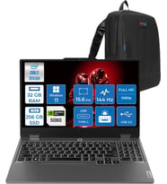 Lenovo Loq 15IRX10 Intel® Core I7-13650HX 32GB Ddr5 256GB SSD 15.6" 8GB/RTX5060 100W (1920X1080) IPS 300NITS 144Hz, G-Sync® Windows 11 Pro Gaming BILG.83JE00ETTRP06+ZETTAÇANTA