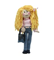 e38 EL İŞÇİLİĞİ KIZ DEKOR BEBEK 32 CM - 6239