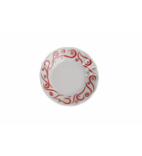 Porland Yakamoz Kırmızı Porselen Çay Tabağı 11 Cm 