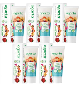 Agarta Doğal Diş Macunu 75ML Çocuk (5 Li Set)