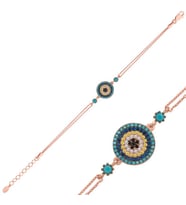 NAZAR 925 AYAR GÜMÜŞ BİLEKLİK (Karışık)
