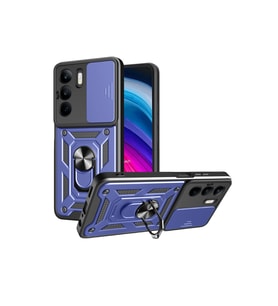 Realme C75 4g Kılıf Pars Lens Yüzüklü Silikon - Lacivert