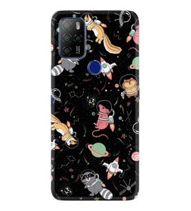 Omix X500 Kılıf Silikon Desen Planet Animals 1771