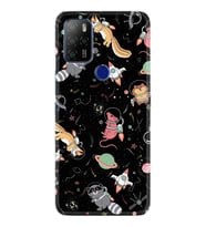 Omix X500 Kılıf Silikon Desen Planet Animals 1771