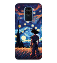 Xiaomi Redmi NOTE 9 Uyumlu Dragon Ball Tasarımlı Şeffaf Telefon Kılıfı