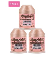 3 Adet Altınbaşak Oya ve Dantel İpi 20 gr - Royaleks - No: 301