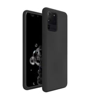 Samsung Galaxy S20 Ultra İnce Mat Silikon Kılıf Siyah
