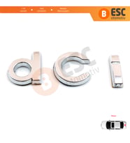 Renault Megane 3 Clio 3 4 Captur 1 Scenic 3 Fluence Koleos Lodgy 848907254R İçin Arka Bagaj dCi Yazı