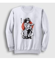 Presmono Unisex Beyaz Giyu Tomioka V2 Anime Demon Slayer Kimetsu No Yaiba Sweatshirt 299031tt
