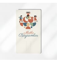 12’li 8,5x15 cm Çocuklu Bayram Harçlık ve Para Kartı – Ramazan & Kurban Bayramı