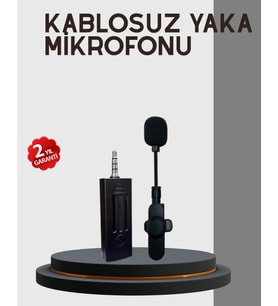 20 Metre Menzilli Kablosuz Yaka Mikrofonu Gürültü Engelleyici