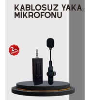 20 Metre Menzilli Kablosuz Yaka Mikrofonu Gürültü Engelleyici