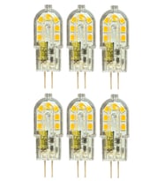 (6 Adet) Osaka 12Volt 3W Sarı Işık (3000K) G4 Duylu Led Kapsül Ampul