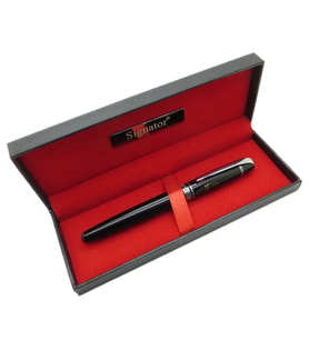Signator® T546 Siyah Lake Krom Roller Kalem  İsme Özel Kalem  Hediyelik Kalem (Karışık)