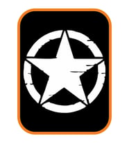 Star Yıldız 2 Adet Off Road Oto Sticker Beyaz 20 Cm