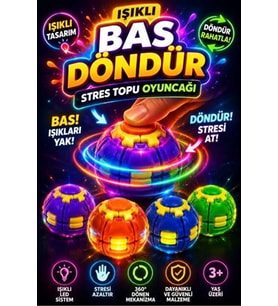 0036 SPIN TOP- IŞIKLI