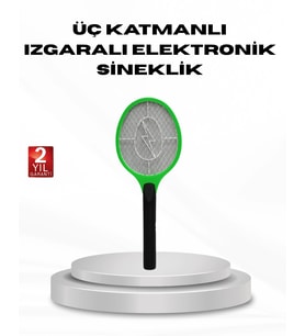 Yüksek Gerilimli Elektronik Sinek Raket – Sessiz, Kimyasız Ve Güvenli Kullanım