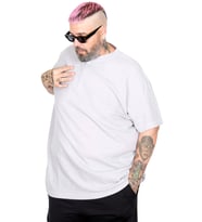 Mode XL Büyük Beden Erkek Hakim Yaka Tişört Waffle U20036 Gri