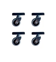 Furç Uzun-Sunta Bilyalı Teker - 20x50 - Gri - 18MM HKS184 - 4 Adet