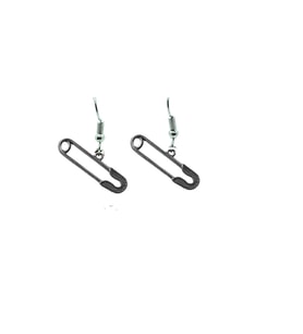 Çengelli Iğne Terzi Küpe (Metal)