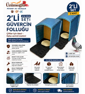 ÜZÜMOĞLU 2 ADET ASMALI GÜVERCİN FOLLUĞU