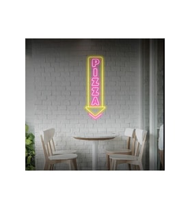PİZZA Yazılı Neon Tabela
