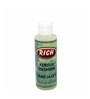 Rich Su Bazlı Vernik YARI MAT (Semi Matt Acrylic Varnish) 120 cc. 