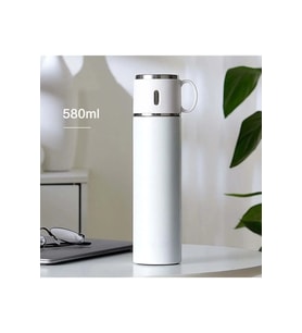 316 Paslanmaz Çelik Termos Bardak 580 Ml Bardaklı 20 Saat Sıcak-soğuk Thermos Mug Kupa Coffee