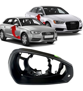 Audi A3 Sedan HB Sağ Ayna Cercevesi 2013-2019 8V0857240