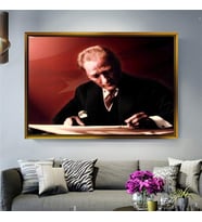 Altın Çerçeveli dekoratif tablo a1021 (Gold)