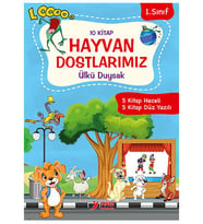 1. Sınıf Hayvan Dostlarımız Seti 10 Kitap