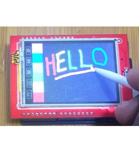 2.4" 320x240 Arduino LCD TFT Shield Dokunmatik Ekran Microsd