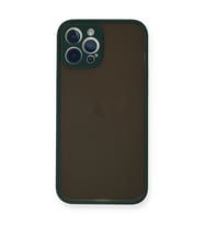 Iphone 12 Pro Kılıf Montreal Silikon Kapak - Yeşil