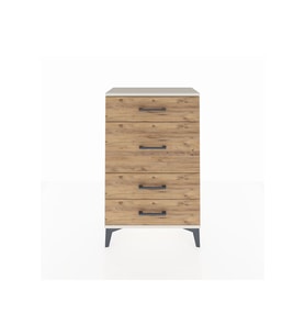 Arges Komodin 4 Çekmeceli 60x30x96 Aytaşı-Çam