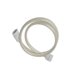 Elektrikli Şofben Duş Hortumu PVC 2 Metre Örgülü Beyaz