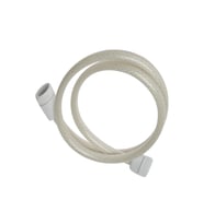 Elektrikli Şofben Duş Hortumu PVC 2 Metre Örgülü Beyaz